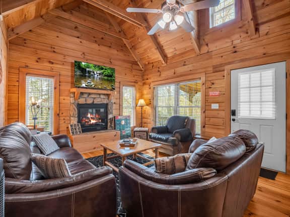 Cozy Carolina Private Cabin with Firepit - Image 3